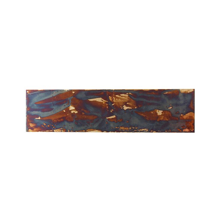 Industrial wall lamp rust with blue 4-light - Image 3