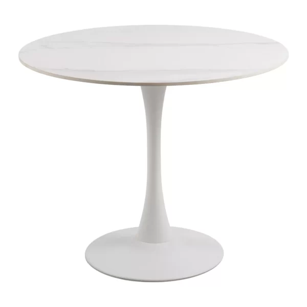 Sto INTERLAKEN 2 beli mermer/bele noge